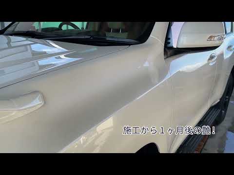 シラザン50 施工から1ヶ月後の艶!