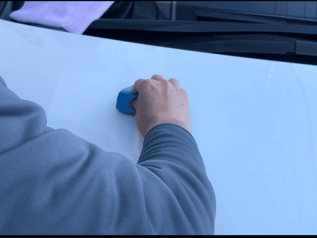 ファストガラス施工塗りこみ