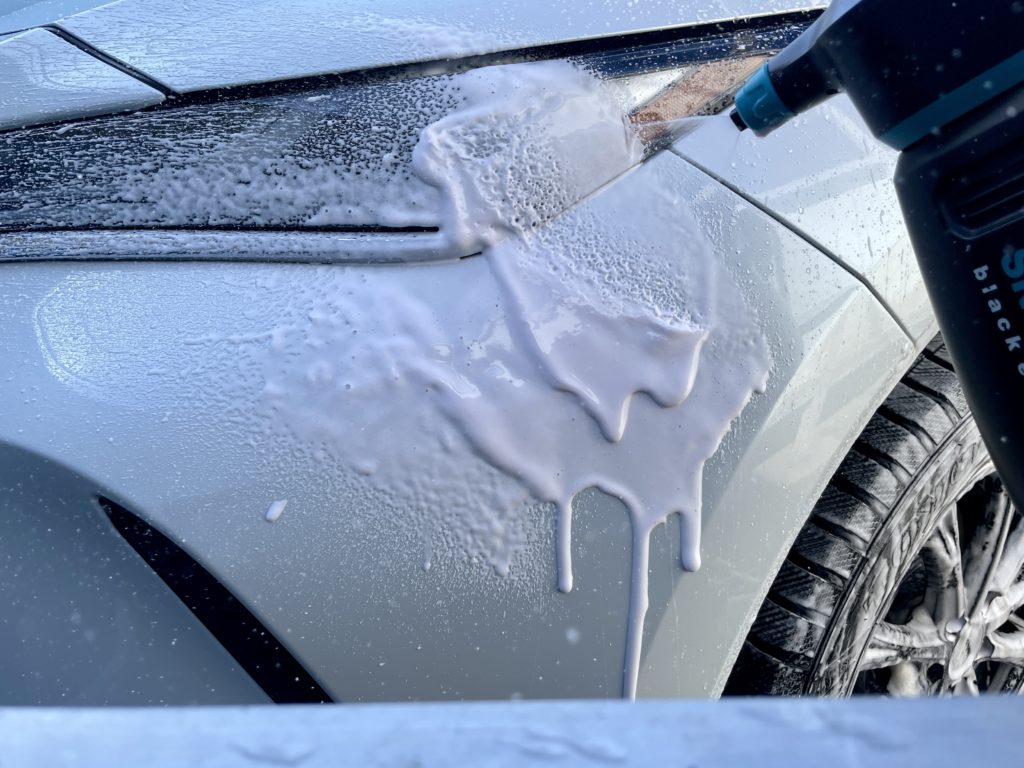 モコモコの泡の画像