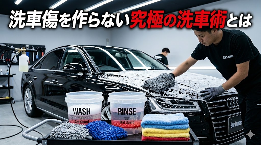 洗車傷を作らない究極の洗車術とは